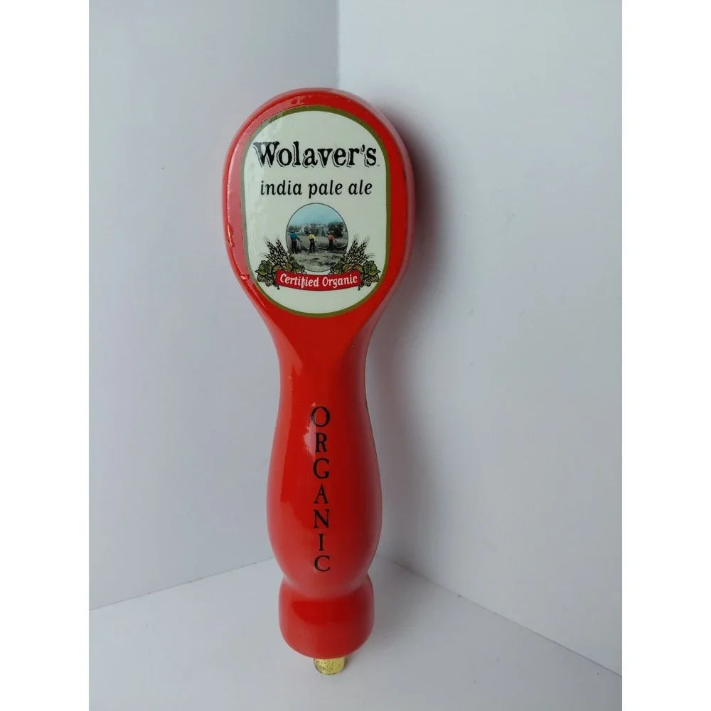 Wolaver's Organic - India‎ Pale Ale Wood Tap Handle - Craft Beer - Draft